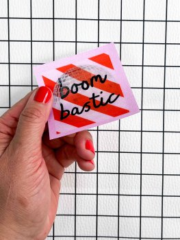 Flippatch - das aufnähbare Wackelbild-Patch - BOOM BASTIC